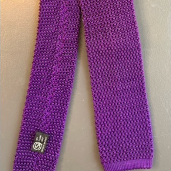 3 Black Silk Knit Ties - BUNDLE - Picture 6 of 6